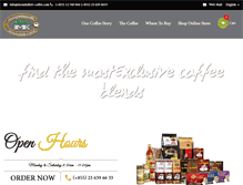 Tablet Screenshot of mondulkiri-coffee.com